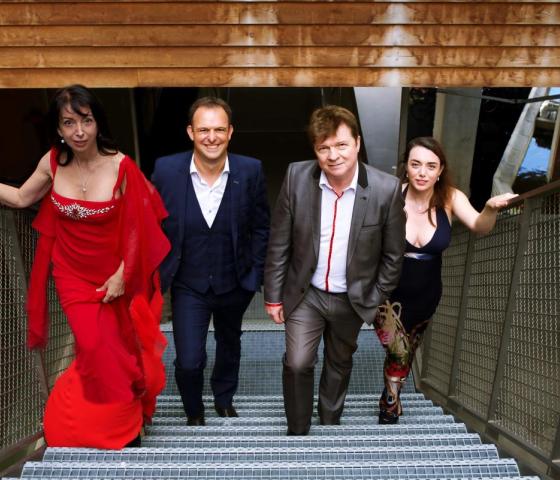 Eliane Rodrigues, Stephanie Proot, Carlo Willems en Koen Wilmaers