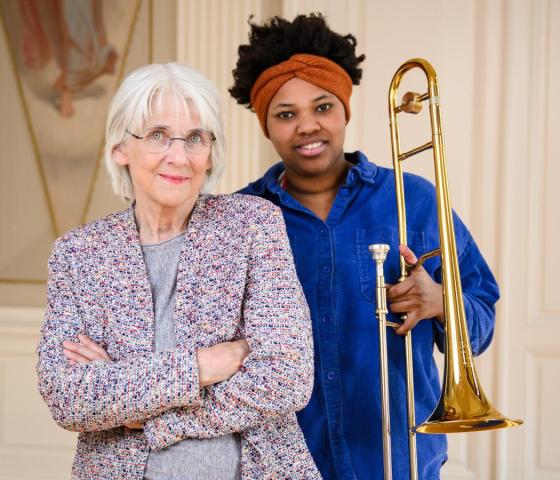 Joke van Leeuwen en Nabou Claerhout