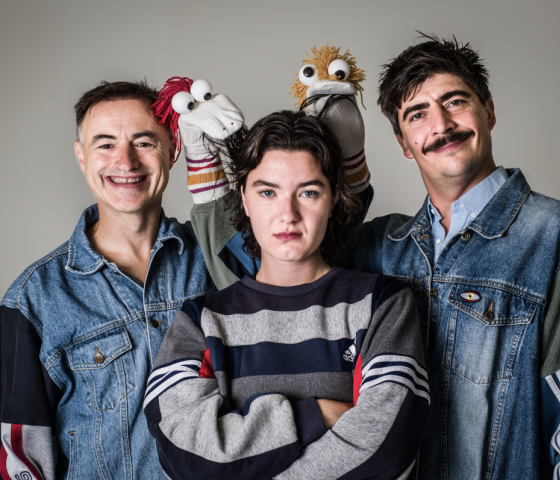 Dimitri Leue, Mona Lahousse, Jonas Leemans