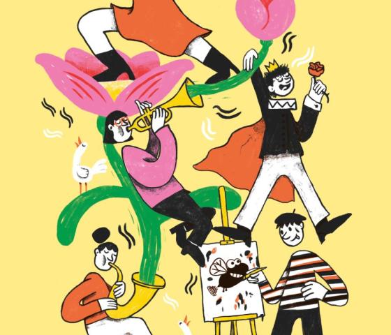 Kunstendag voor Kinderen illustratie
