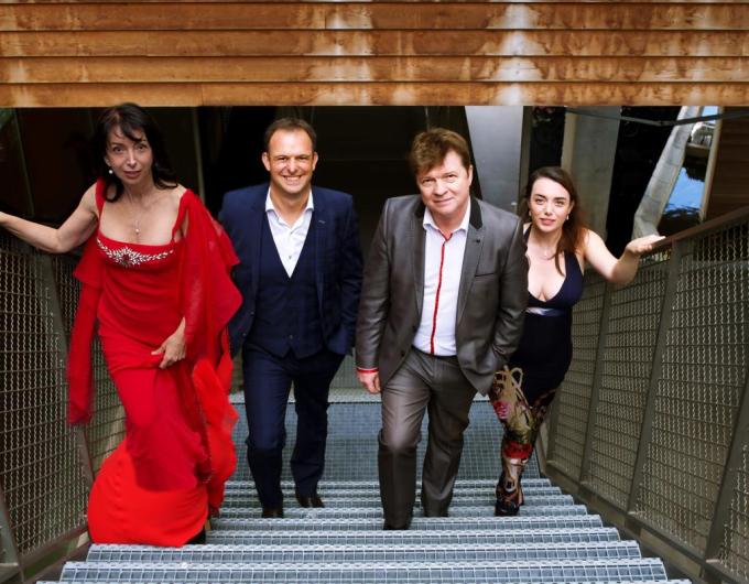 Eliane Rodrigues, Stephanie Proot, Carlo Willems en Koen Wilmaers