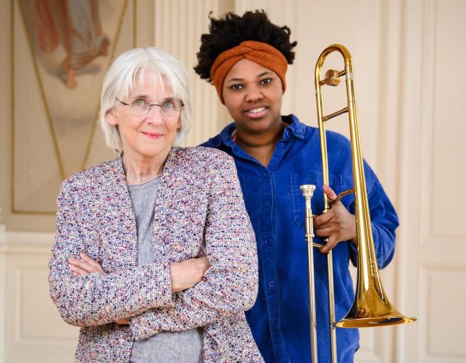 Joke van Leeuwen en Nabou Claerhout